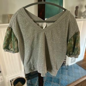 Anthropologie Daily Practice Sweatshirt Tee
